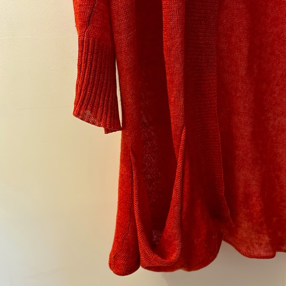 Eileen Fisher Slub Linen Cardigan Small - Picture 6 of 6